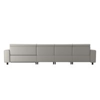 Emily Three Seater Sofa Power Left with Large Long Seat Leather